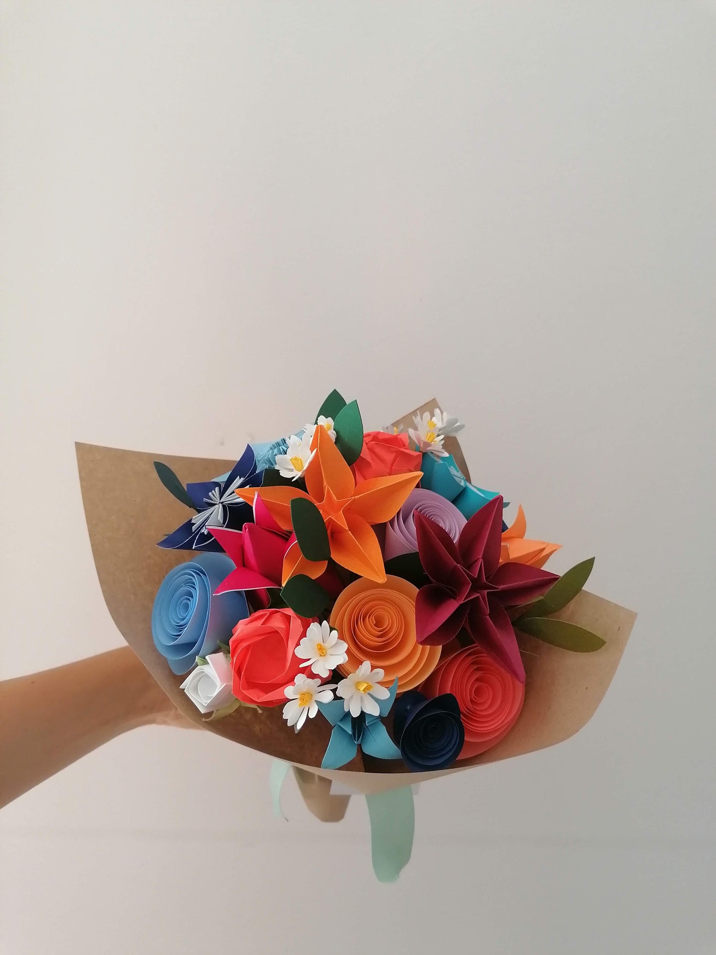 Mazzo di fiori origami - grande