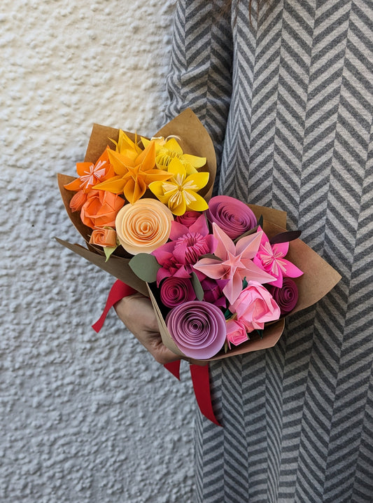 Bouquet origami - little