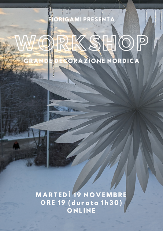 Online workshop - Martedì 19 novembre - GRANDE DECORAZIONE NORDICA